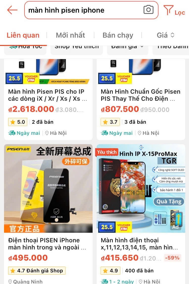 Mua "hàng hiệu" dễ như mua rau trên sàn thương mại điện tử