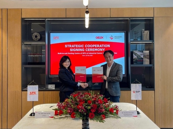 SPX Express và Frasers Property Vietnam bắt tay phát triển trung tâm phân loại hàng hóa tự động