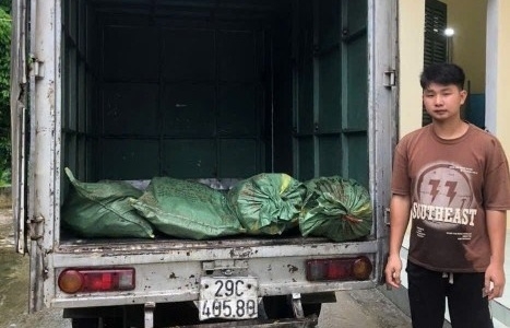 Bắt giữ đối tượng vận chuyển 60 kg xúc xích không rõ nguồn gốc qua biên giới