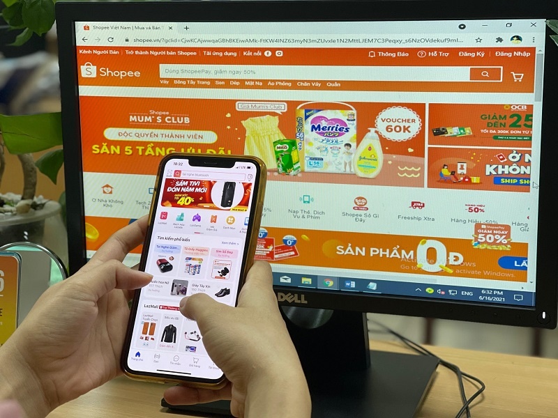 Siết thuế thương mại điện tử: Shopee, TikTok chủ động phối hợp