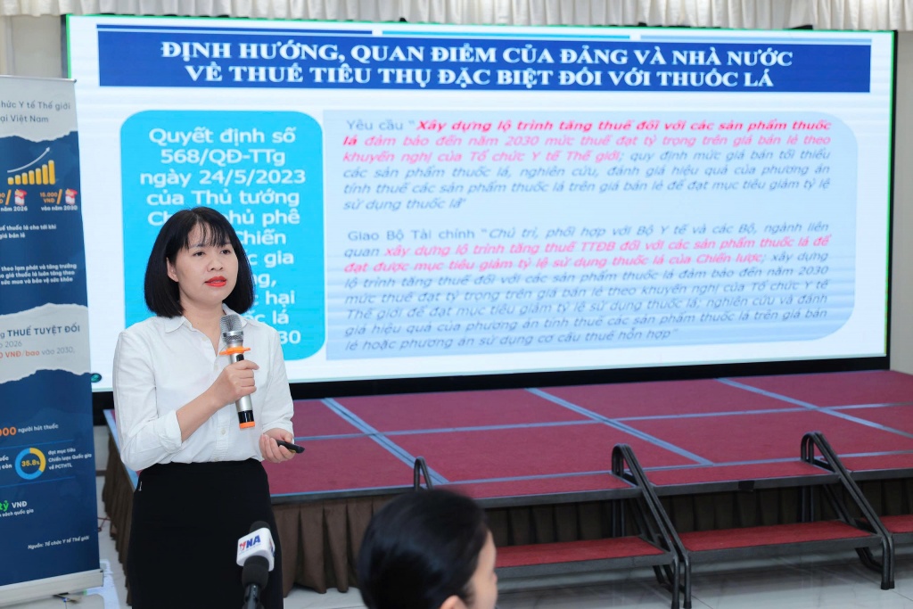 Tăng thuế thuốc lá là chính sách vì sức khoẻ và nền kinh tế