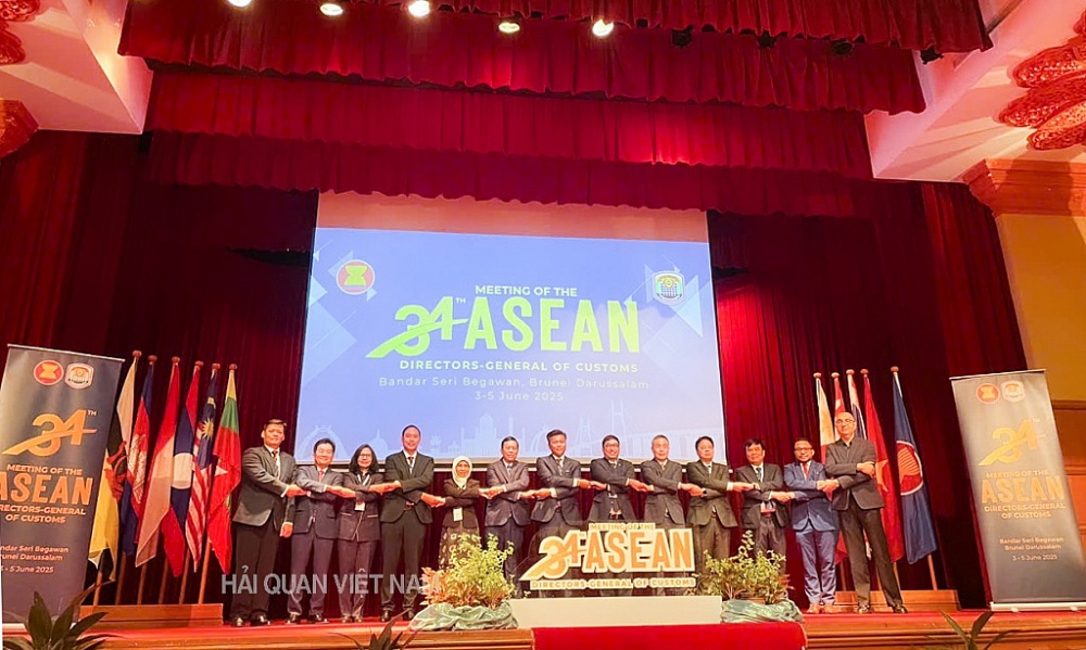 Hội nghị Tổng cục trưởng Hải quan ASEAN lần thứ 34 chính thức khai mạc vào ngày 3/6/2025 tại Brunei Darussalam. Ảnh: CHQ