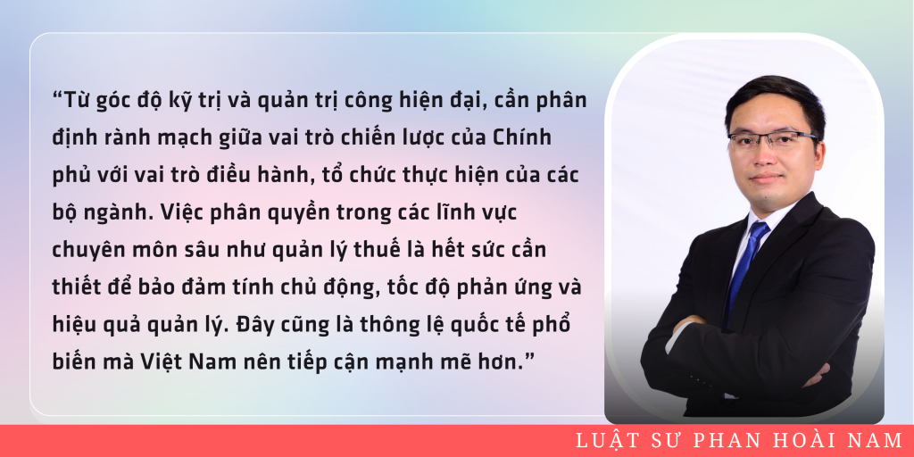 Phân cấp, phân quyền để nâng cao hiệu quả quản lý thuế