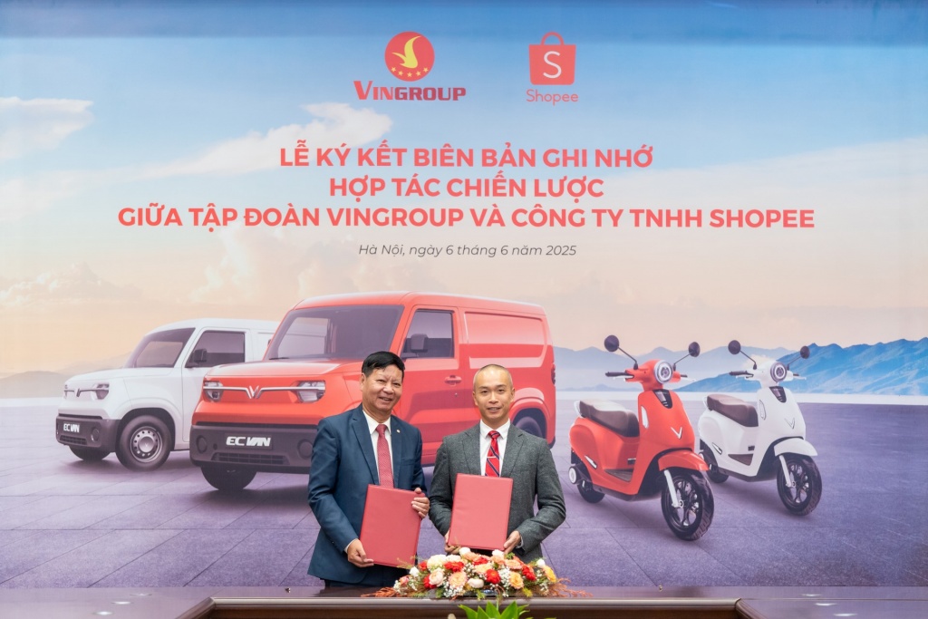 Vingroup - Shopee bắt tay mở rộng hạ tầng logistics thương mại điện tử