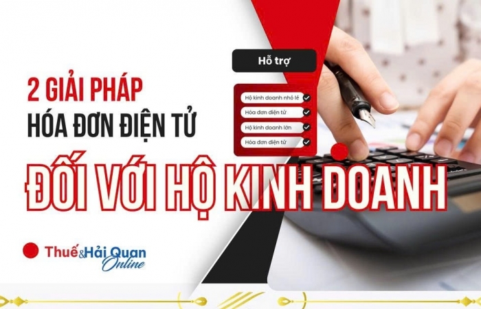 (INFOGRAPHICS): 2 giải pháp triển khai hóa đơn điện tử đối với hộ cá nhân kinh doanh