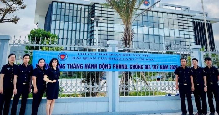 Hải quan Cẩm Phả tuyên truyền “Tháng hành động phòng, chống ma túy năm 2025”