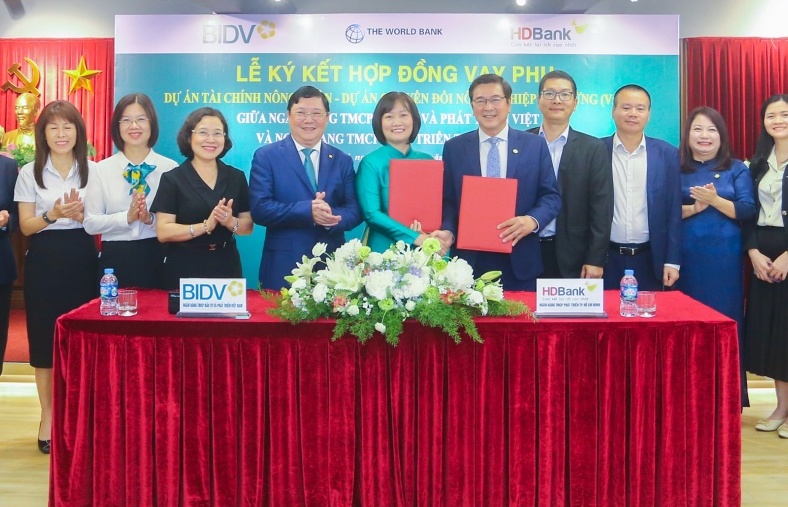 HDBank hợp tác BIDV triển khai nguồn vốn quốc tế thúc đẩy phát triển bền vững