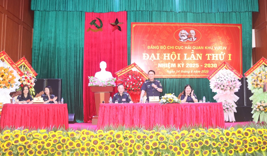 Hải quan khu vực IV tổ chức Đại hội Đảng bộ lần thứ Nhất