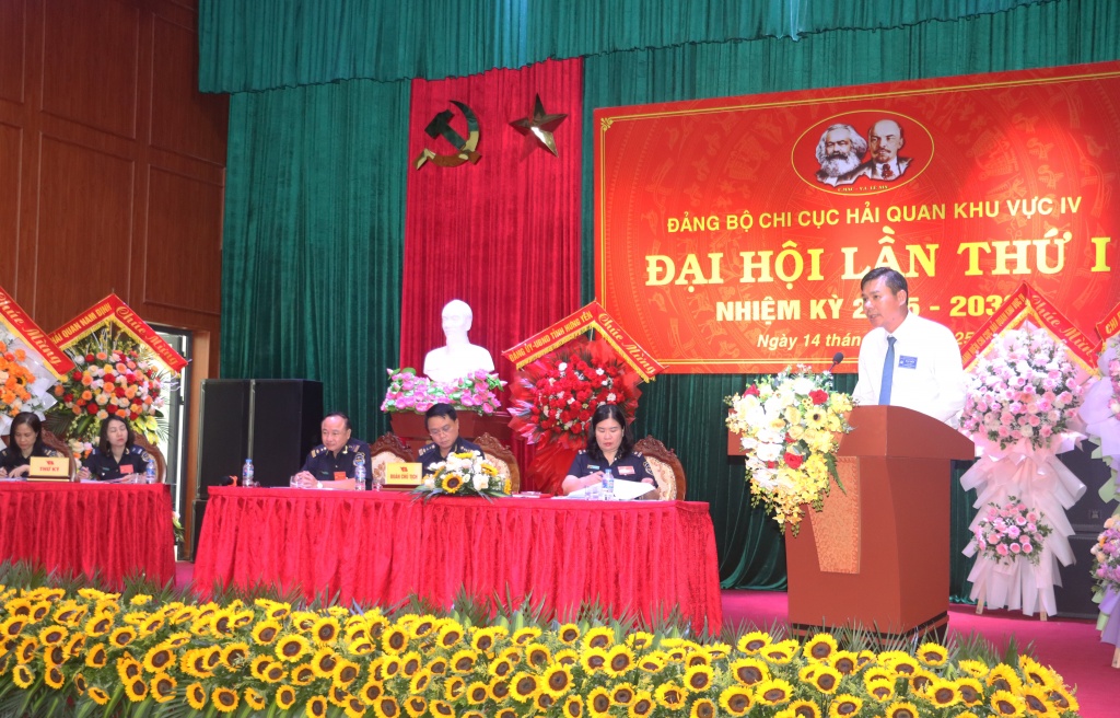 Hải quan khu vực IV tổ chức Đại hội Đảng bộ lần thứ Nhất