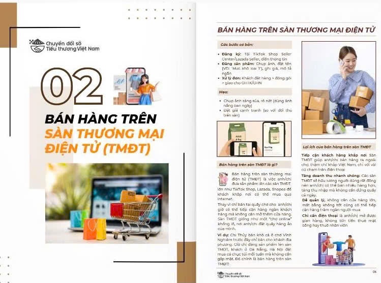 “Bạn đồng hành” của Tiểu thương trong hành trình chinh phục thương mại điện tử