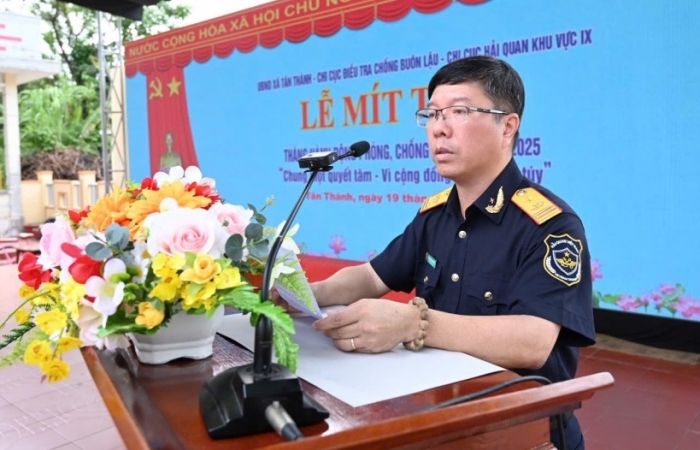 Hải quan tuyên truyền phòng, chống ma túy ở biên giới Quảng Trị