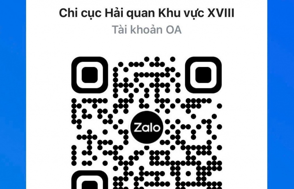 Hải quan Khu vực XVIII ra mắt Trợ lý ảo AI trên trang OA