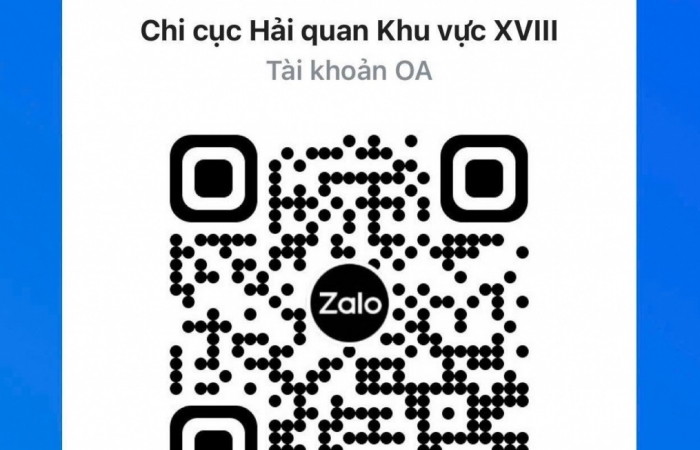 Hải quan Khu vực XVIII ra mắt Trợ lý ảo AI trên trang OA