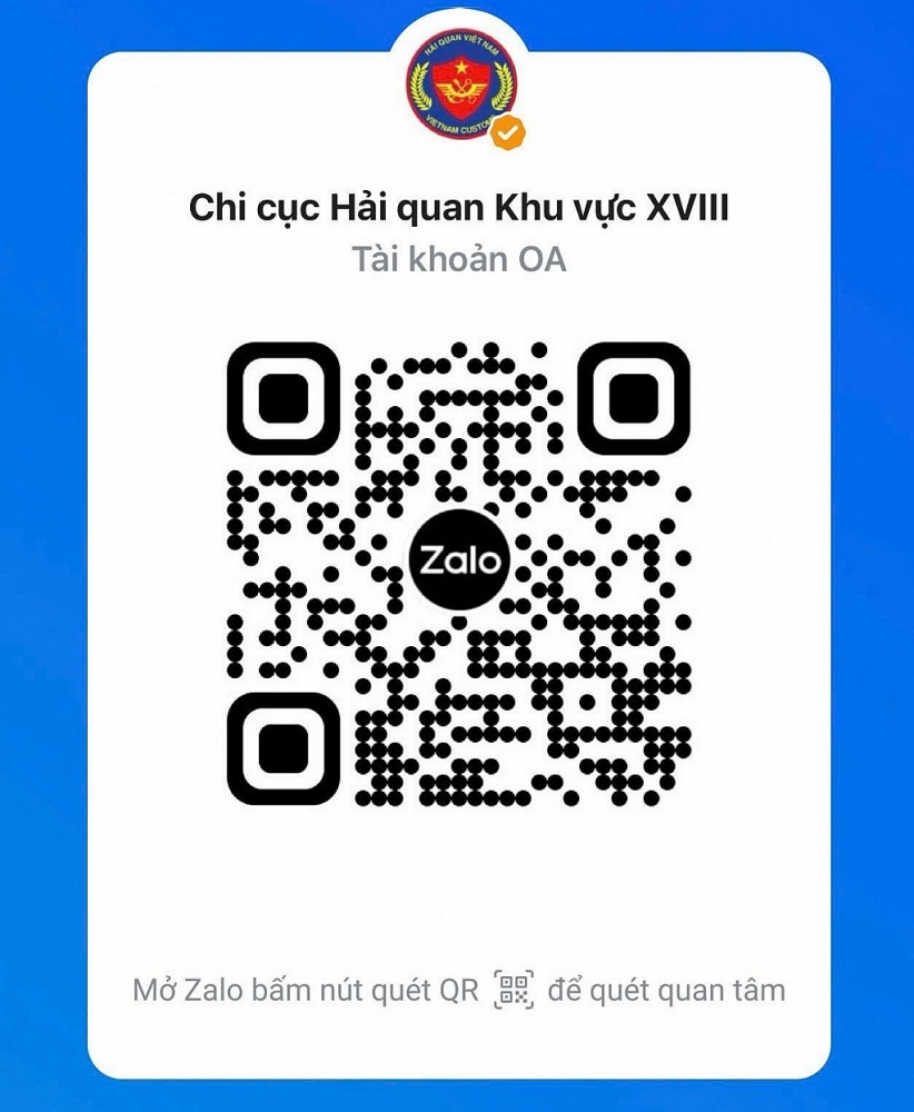 Hải quan Khu vực XVIII ra mắt Trợ lý ảo AI trên trang OA