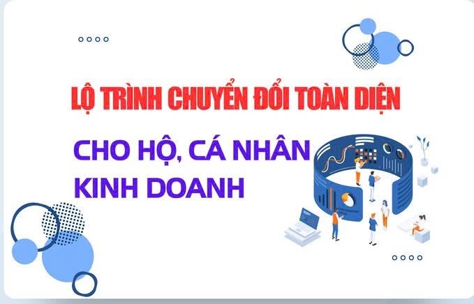 (INFOGRAPHICS) Lộ trình chuyển đổi toàn diện cho hộ, cá nhân kinh doanh