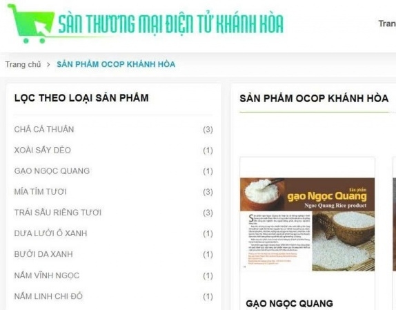 Sản phẩm miền Trung vươn xa cùng thương mại điện tử