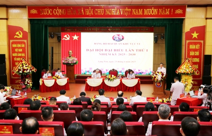Hải quan khu vực VI tổ chức thành công Đại hội đại biểu Đảng bộ lần thứ nhất