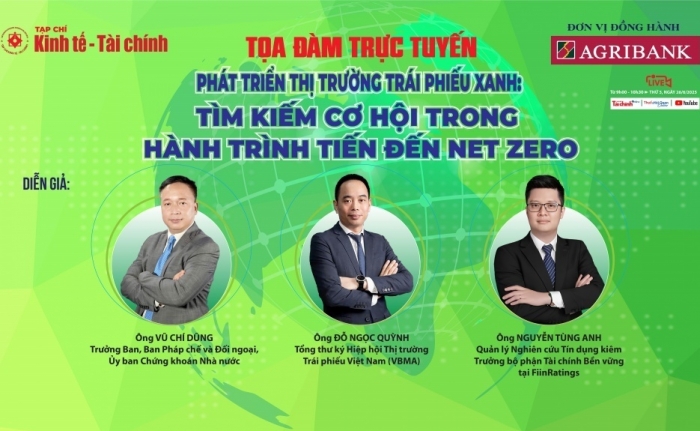 Tọa đàm trực tuyến: “Phát triển thị trường trái phiếu xanh: Tìm kiếm cơ hội trong hành trình tiến đến Net Zero”