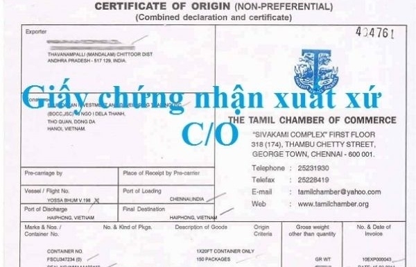 Người khai hải quan được khai bổ sung thông tin về chứng từ chứng nhận xuất xứ