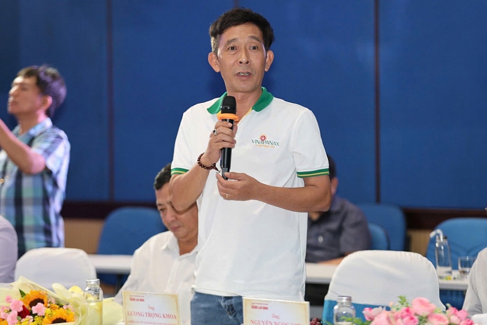 Ông Lương Trọng Khoa, Sáng lập Công ty CP Sâm Việt Nam (Vinapanax), Phó Chủ tịch Hội sâm Ngọc Linh Quảng Nam (cũ)