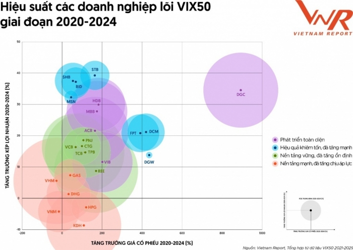 Những doanh nghiệp liên tục góp mặt trong VIX50 suốt 5 năm
