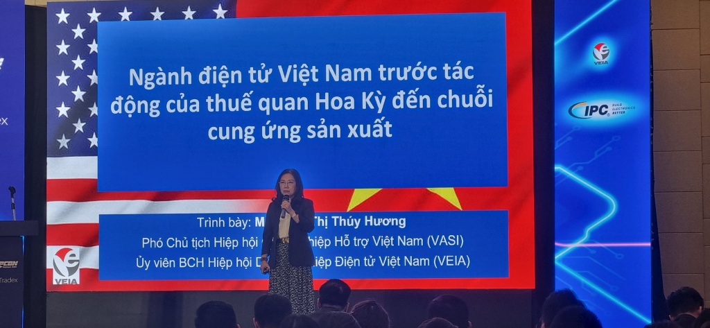 Các doanh nghiệp điện tử cần chủ động kịch bản ứng phó với các mức thuế quan từ Mỹ