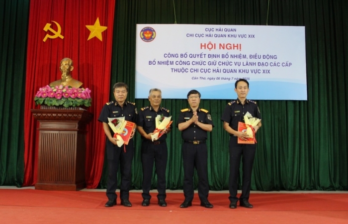 Chi cục Hải quan khu vực XIX có 4 Phó Chi cục trưởng
