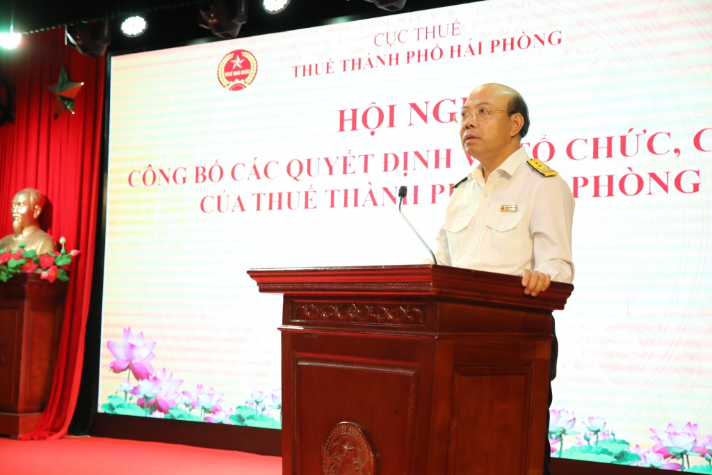 Ngành Thuế Hải Phòng kiện toàn bộ máy phục vụ người nộp thuế thông suốt