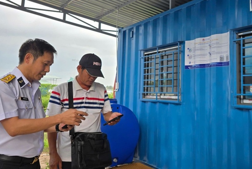 Cảng cạn Tân Cảng Mộc Bài đón container thông quan đầu tiên