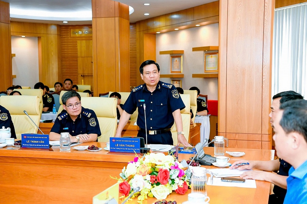 Chi cục trưởng Chi cục Hải quan Lê Văn Thung. Ảnh: T.D