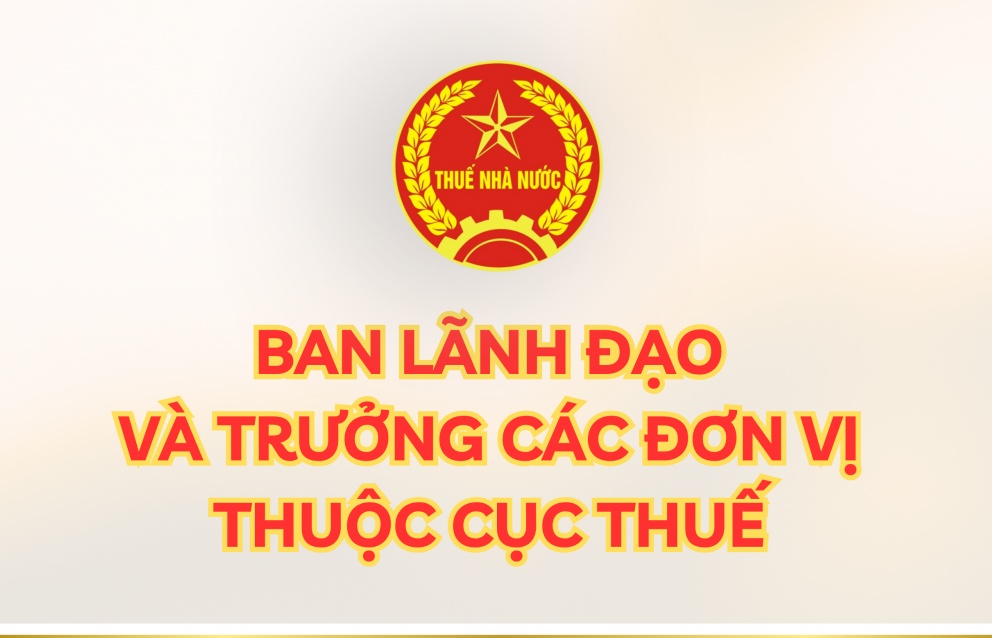 (INFOGRAPHICS) Thông tin nhân sự lãnh đạo và trưởng các đơn vị thuộc Cục Thuế