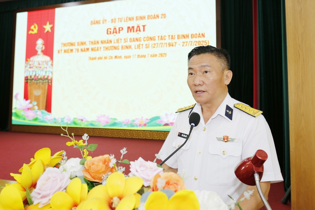 Binh đoàn 20 - Tổng công ty Tân cảng Sài Gòn: Gặp mặt, tặng quà thương binh, con liệt sĩ