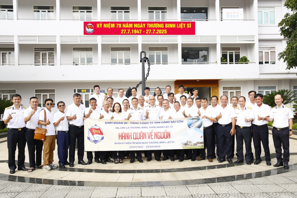 Binh đoàn 20 - Tổng công ty Tân cảng Sài Gòn: Gặp mặt, tặng quà thương binh, con liệt sĩ
