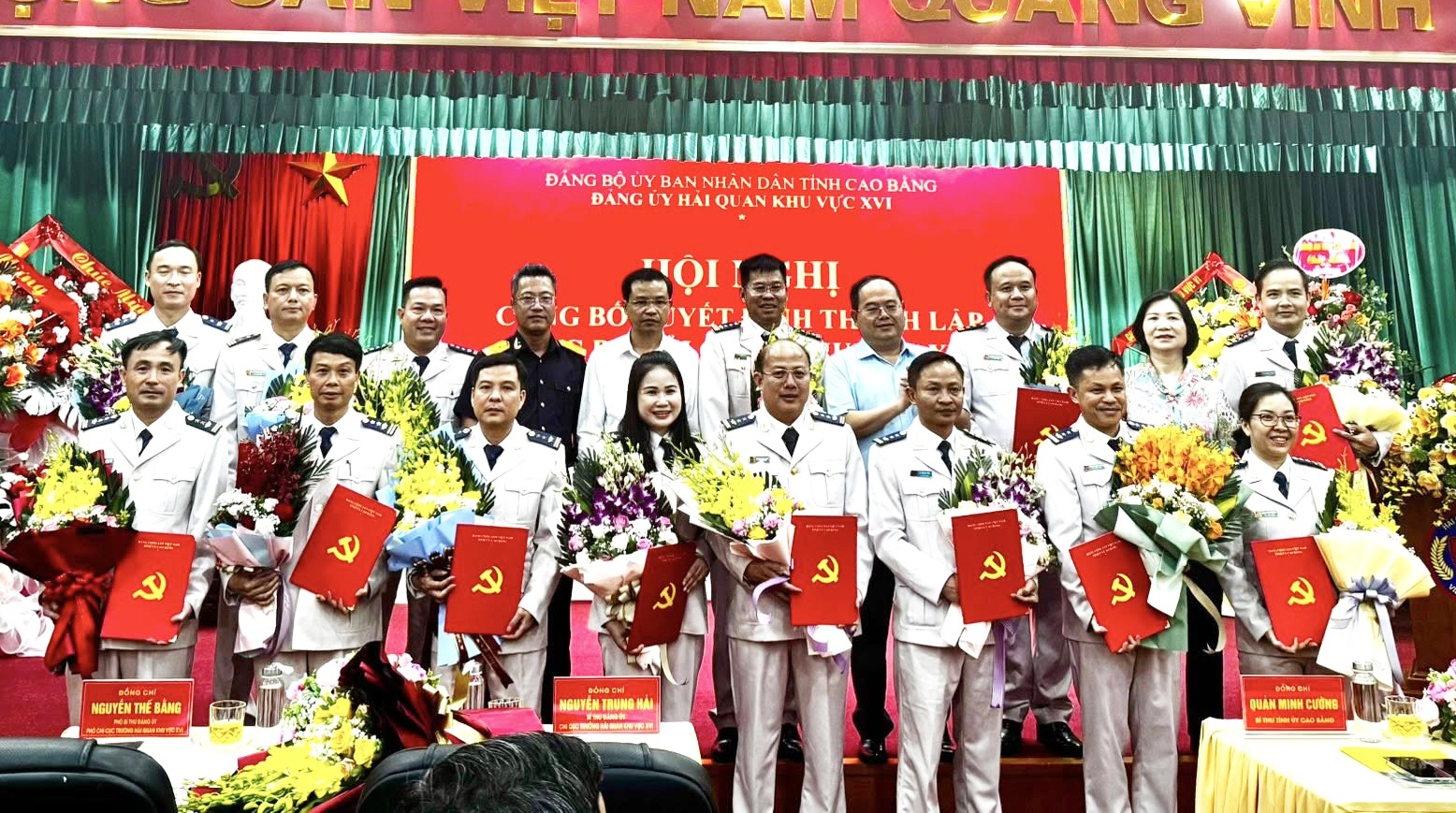 Thành lập Đảng bộ Hải quan khu vực XVI