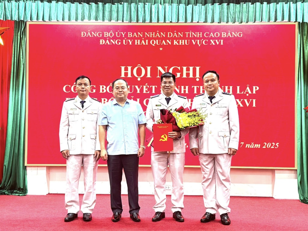 Thành lập Đảng bộ Hải quan khu vực XVI
