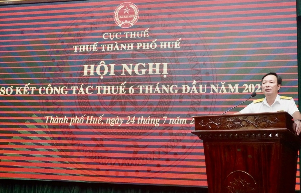 Thuế thành phố Huế: Thu ngân sách 6 tháng đạt gần 60% dự toán