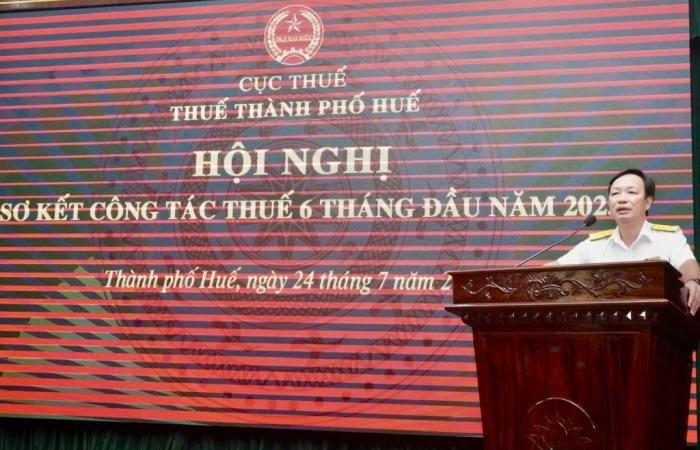 Thuế thành phố Huế: Thu ngân sách 6 tháng đạt gần 60% dự toán