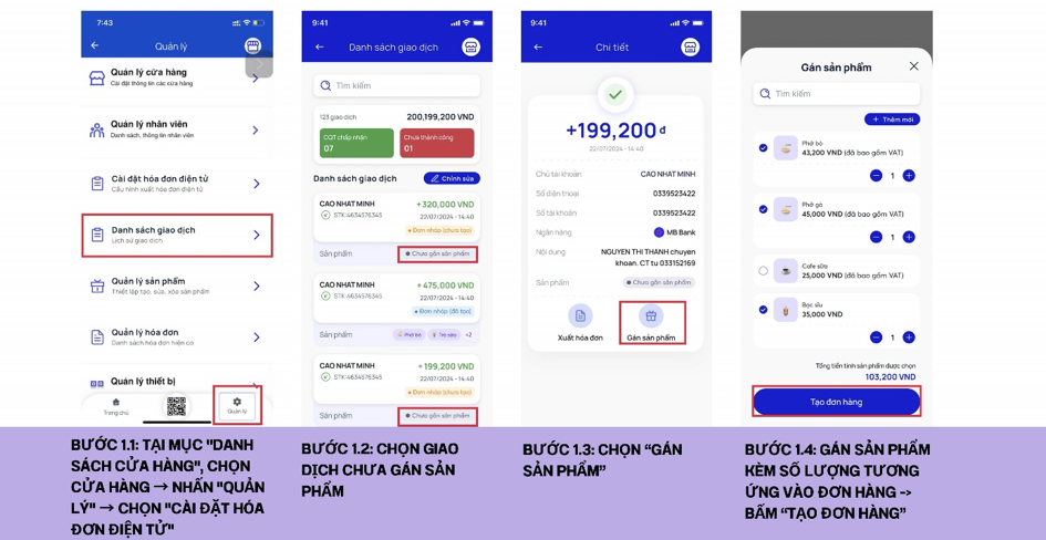 MB tích hợp tính năng xuất hoá đơn điện tử ngay trên loa thanh toán MB