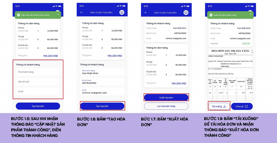 MB tích hợp tính năng xuất hoá đơn điện tử ngay trên loa thanh toán MB