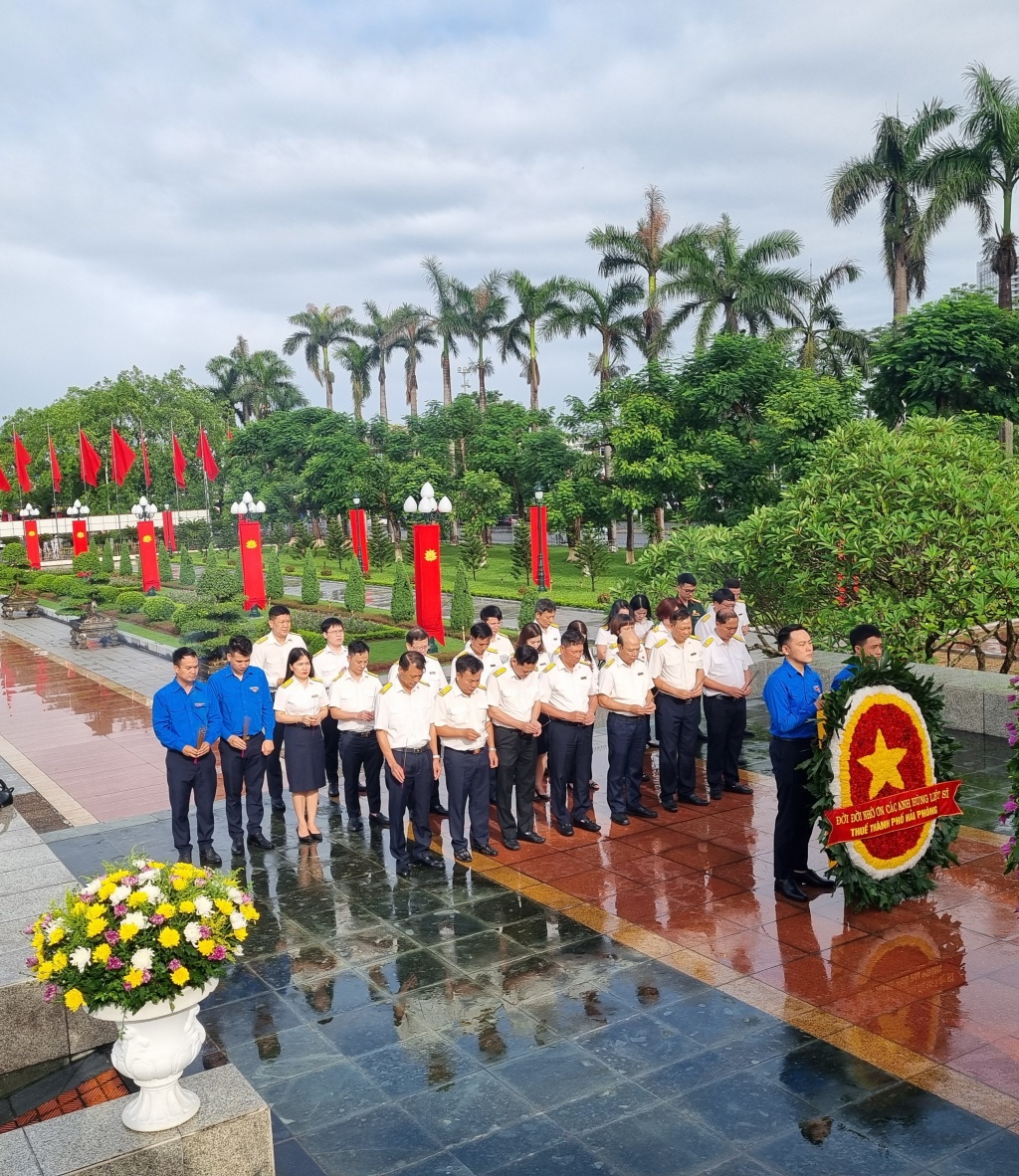 Thuế Hải Phòng tổ chức nhiều hoạt động tri ân kỷ niệm 78 năm Ngày Thương binh, Liệt sĩ