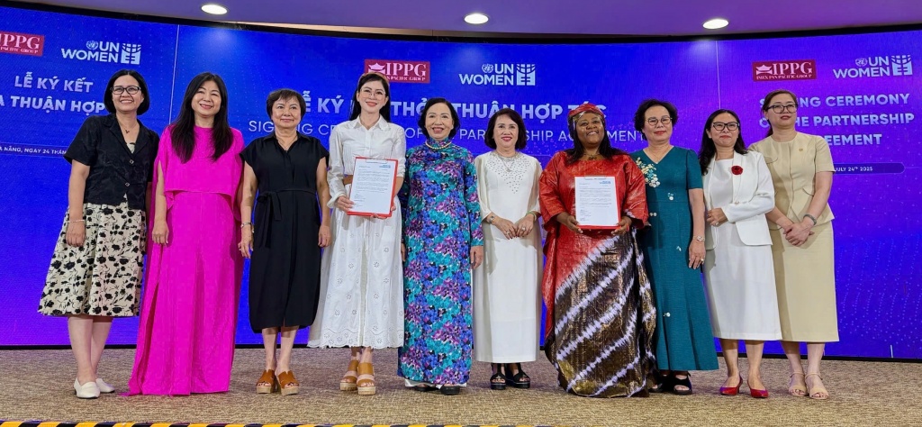 CEO IPPG Lê Hồng Thủy Tiên ký kết hợp tác chiến lược với UN Women