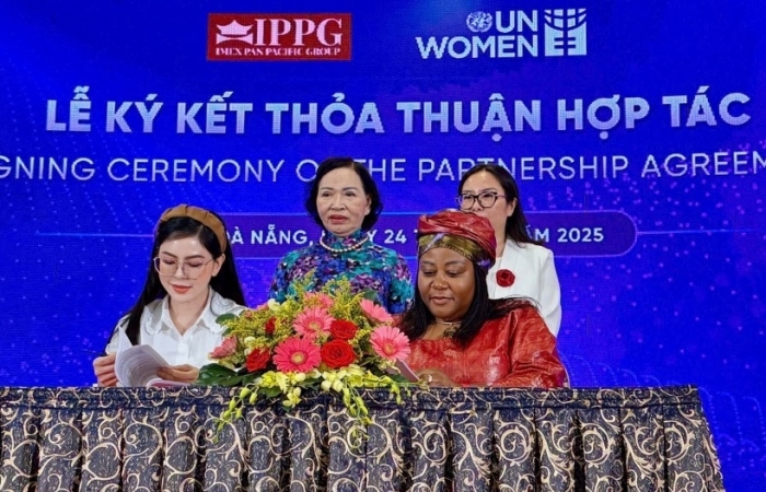 CEO IPPG Lê Hồng Thủy Tiên ký kết hợp tác chiến lược với UN Women