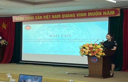 Hải quan khu vực V đào tạo ứng dụng AI hỗ trợ công việc hải quan