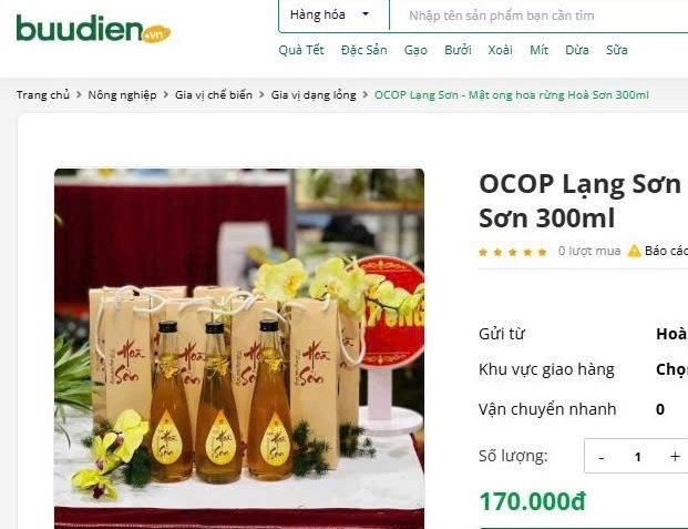 Đặc sản Lạng Sơn từng bước hiện diện trên sàn