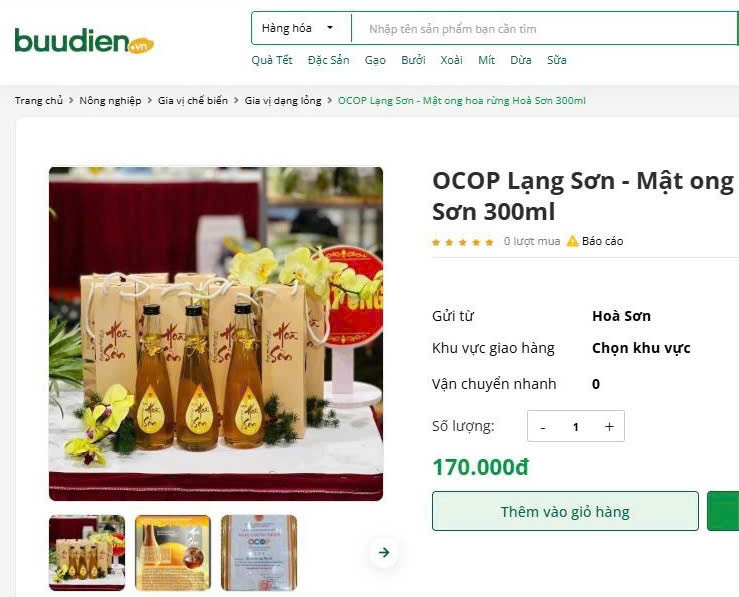Đặc sản Lạng Sơn từng bước hiện diện trên sàn