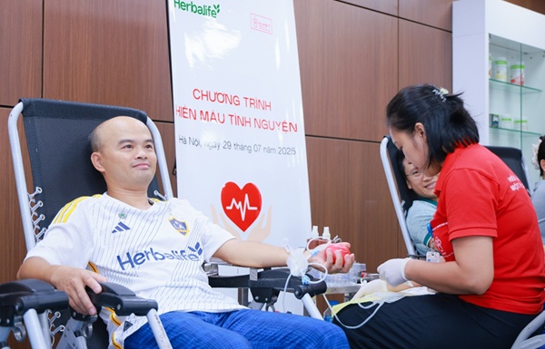 Herbalife Việt Nam tiếp nhận 286 đơn vị máu trong Ngày Hiến máu tình nguyện 2025