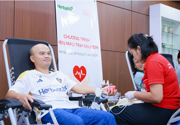 Herbalife Việt Nam tiếp nhận 286 đơn vị máu trong Ngày Hiến máu tình nguyện 2025