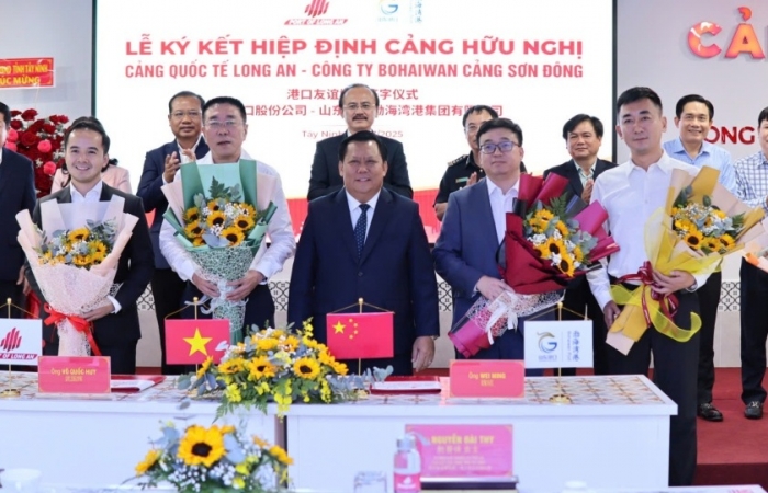 Cảng Quốc tế Long An ký kết hợp tác phát triển chuỗi Logistics Việt- Trung