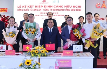 Cảng Quốc tế Long An ký kết hợp tác phát triển chuỗi Logistics Việt- Trung