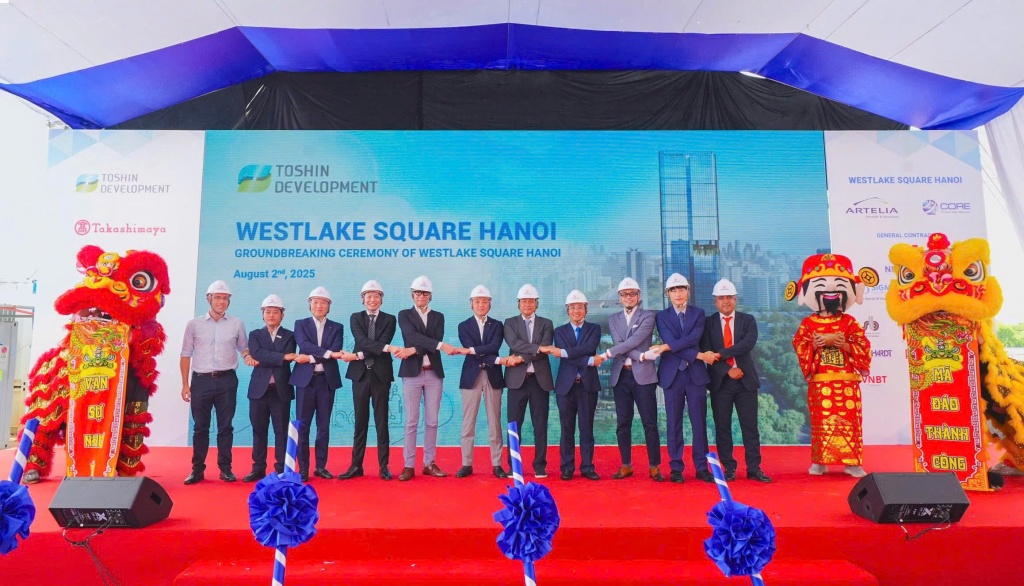 Toshin Development khởi công dự án tổ hợp Westlake Square Hanoi
